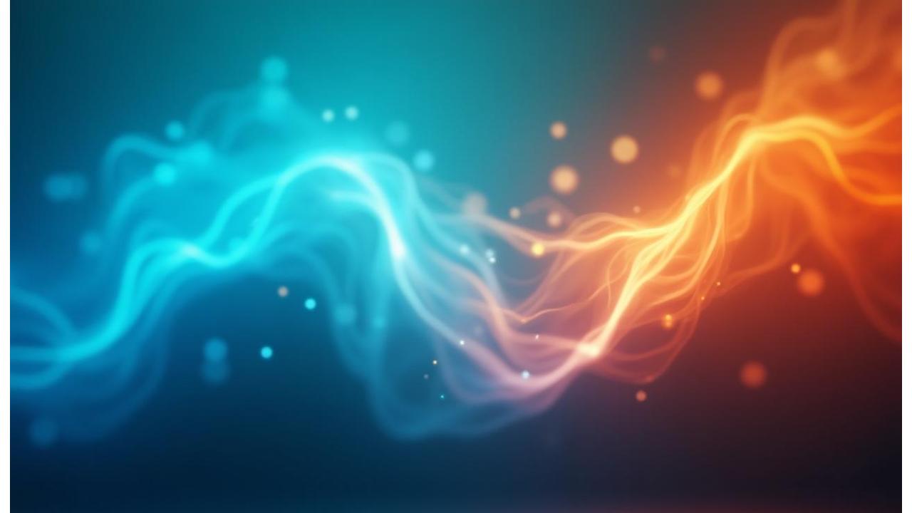 Dynamic digital presence with bold abstract gradient overlays representing creativity and technology
